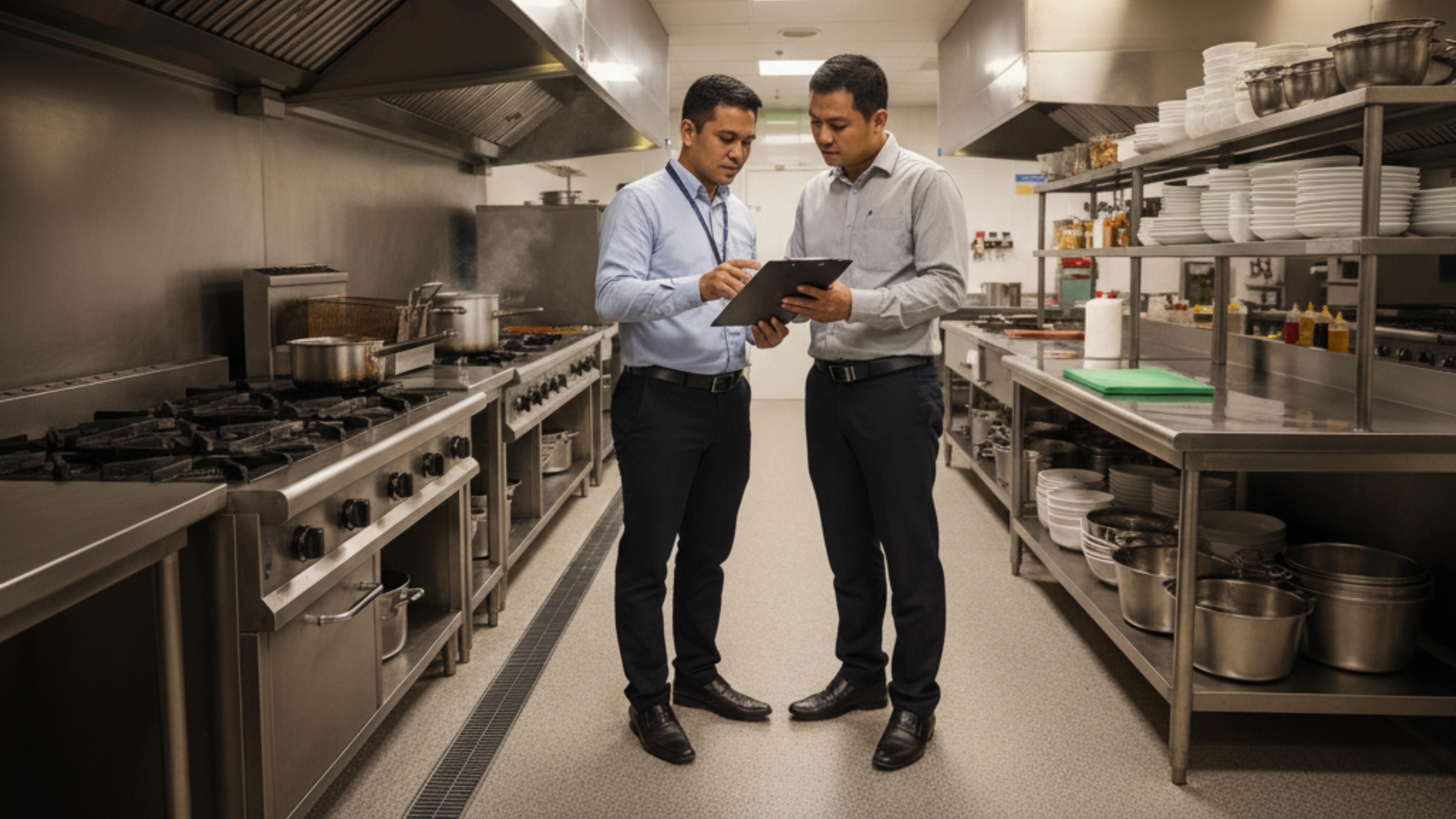 Kitchen assessment checklist and inspection process